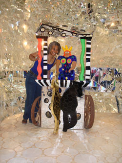 Michele Jackson with Chariot, Tarot Garden