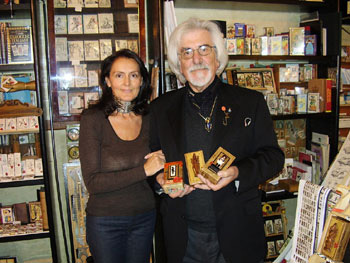 Osvaldo in iL Meneghello with Maurizia