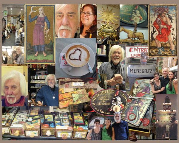 Collage of Our Visit with Osvaldo Menegazzi of il Meneghello