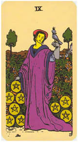 Nine of Pentacles