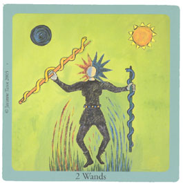 2 of Wands