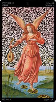 Golden Botticelli - 3 of Pentacles