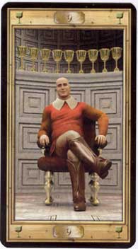 Pictorial Key - 9 of Cups