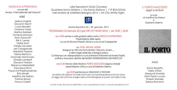 MBologna Art Exhibit - Tarocchi Appropriati 2015