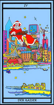 Henning Mittendorf of Germany made 3 cards, like this Emperor