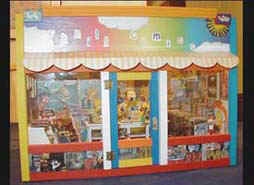 Colorful Comic Book Shop